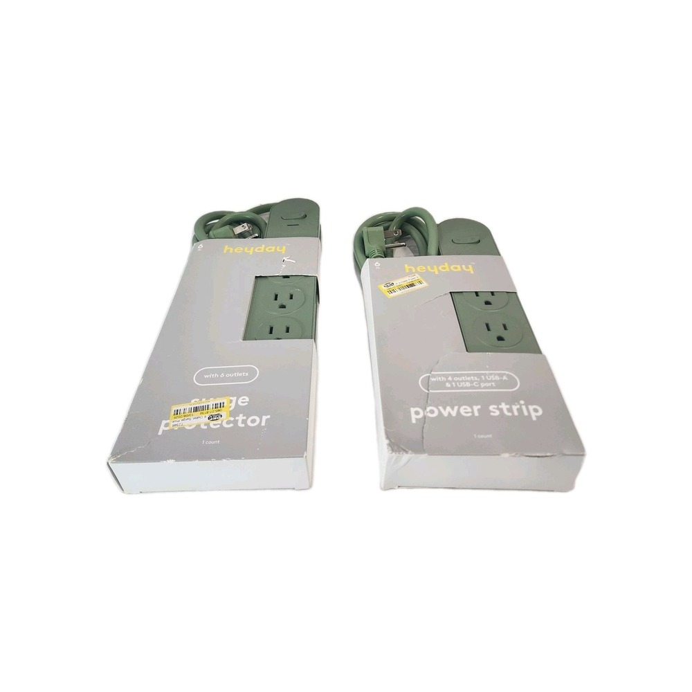 Surge Protector 6 Outlet And Power Strip 4 Outlet USB-A USB-C Port New Other